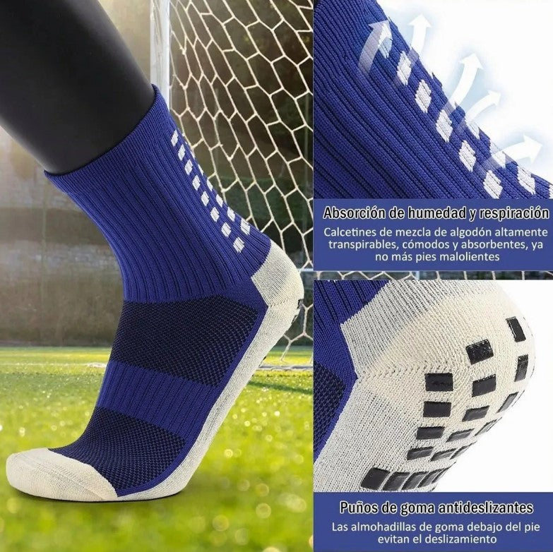 Media Deportiva Antideslizante Calceta De Futbol Tenis Pro