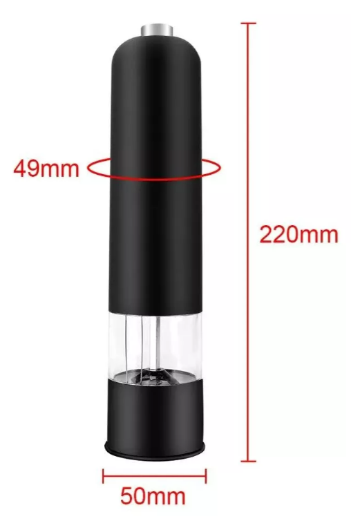 Moledor Eléctrico Pimienta Sal Café Acero Inox / Eshopviña