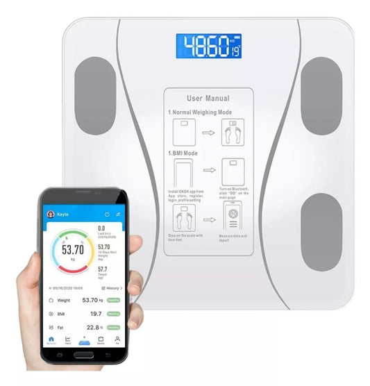 Pesa De Baño Digital Inteligente Bluetooth