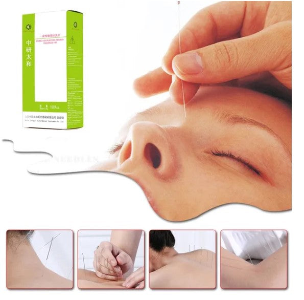 Agujas Desechables Para Acupuntura Esteriles 500 U Aplicador