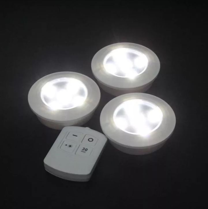 Set Ampolletas Luz Led Inalámbricas Control Remoto/eshopviña