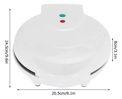 Máquina Eléctrica Para Hacer 7 Mini Donas R-572 Color Blanc Color Blanco