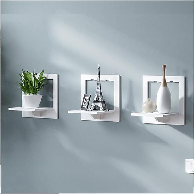 Repisas Decorativas Hexagonal Estante Flotante De Pared