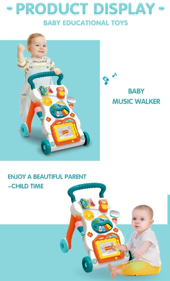 Caminadora Bebe Musical Correpasillos Andador Para Niños