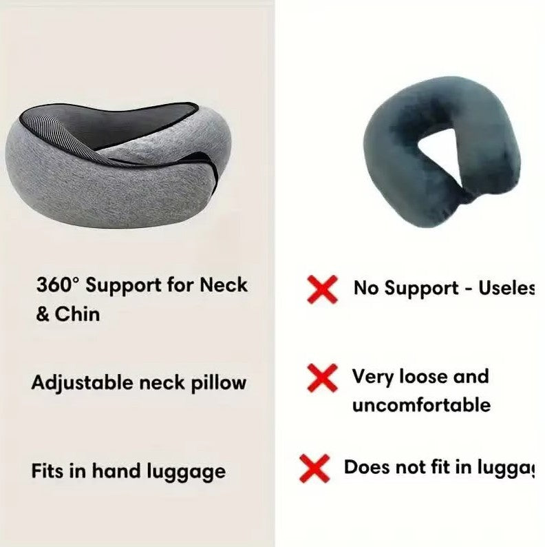 Cojín De Viaje Para Cuello Almohada Extra Comfort
