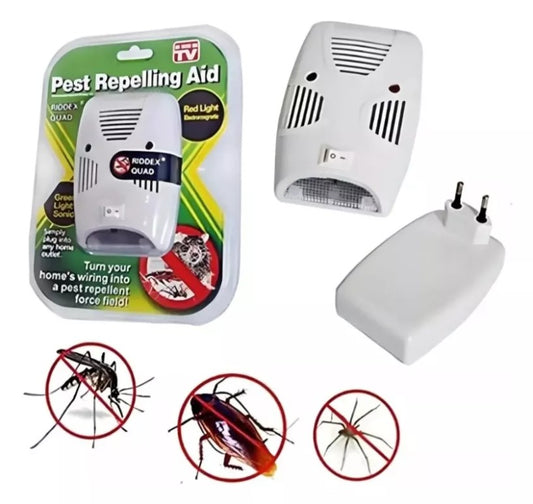 Repelente Ultra Sónico Para Insectos Y Roedores Casa Bodegas