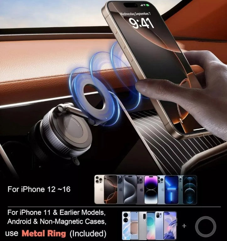 Soporte Magnético Teléfono Celular iPhone Imán Automovil