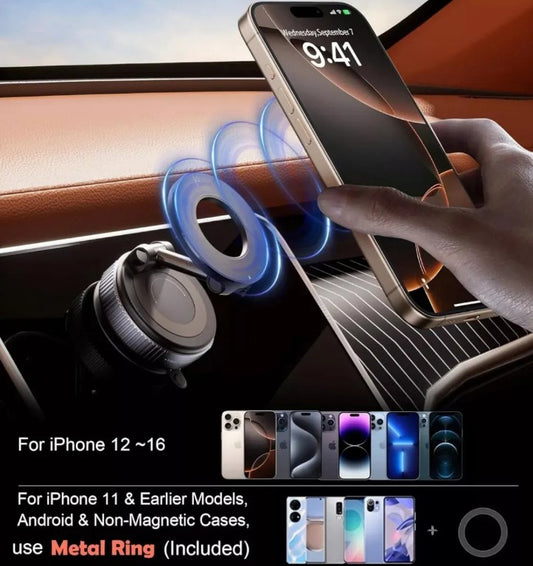 Soporte Magnético Teléfono Celular iPhone Imán Automovil