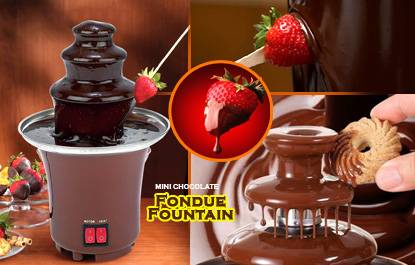 Máquina Cascada Fondue Chocolate 3 Pisos