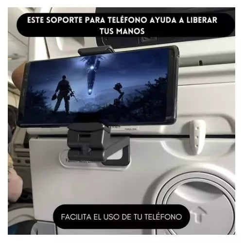 Soporte Celular Avión Viajes Maleta Rotación 360°