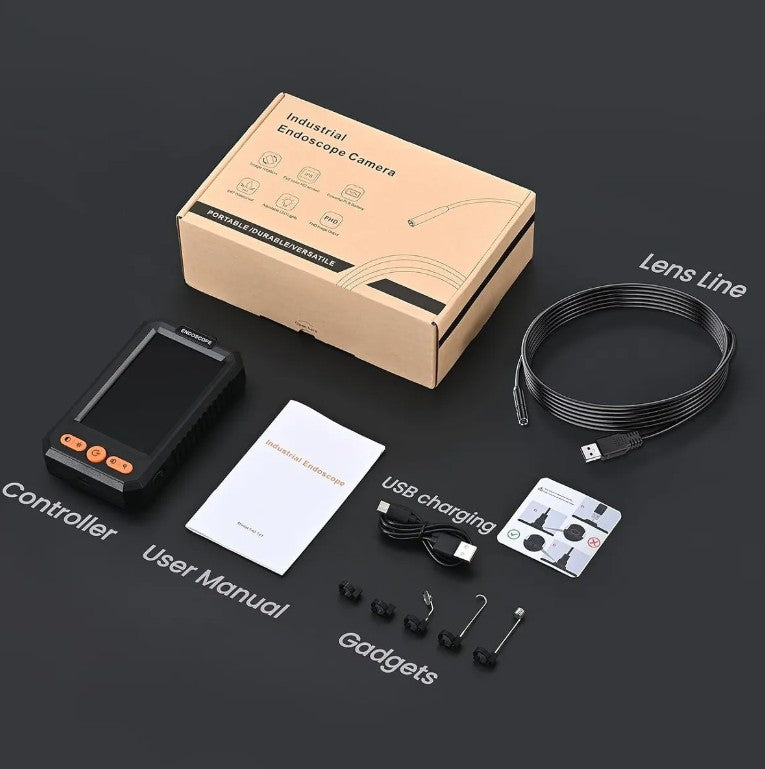 Camara Endoscopica Hd Full Color 8mm 5 Mt Con Pantalla Water
