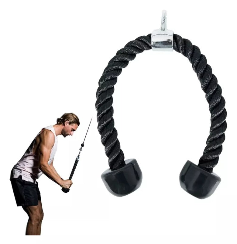Cuerda Soga Para Triceps Biceps Polea Mancuernas Fitness Pro