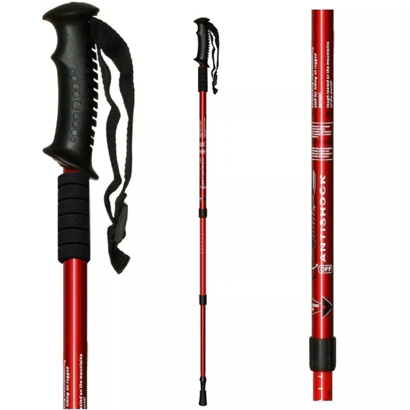 Bastón Trekking Tramo Mango Anti Shock-eshopviña