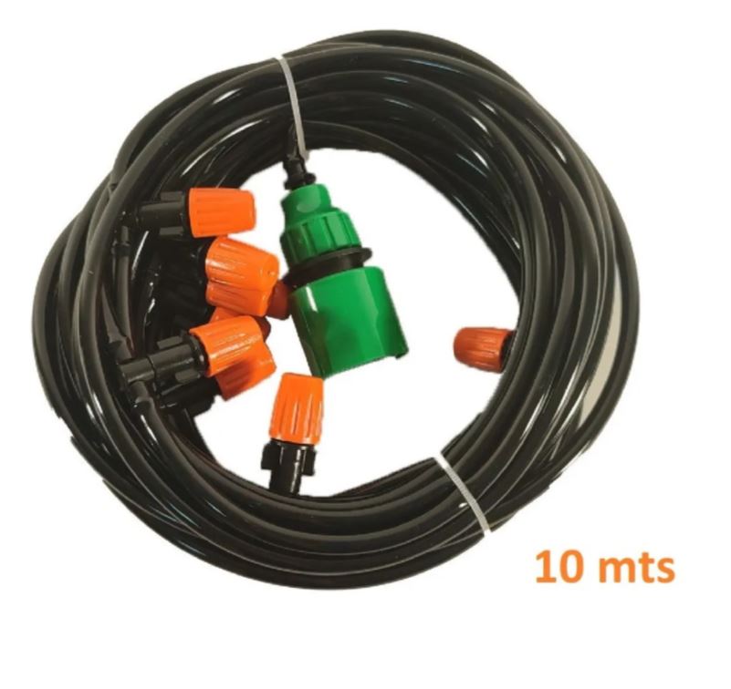 Manguera Con Sistema De Riego Pulverizado Para Jardín Patio