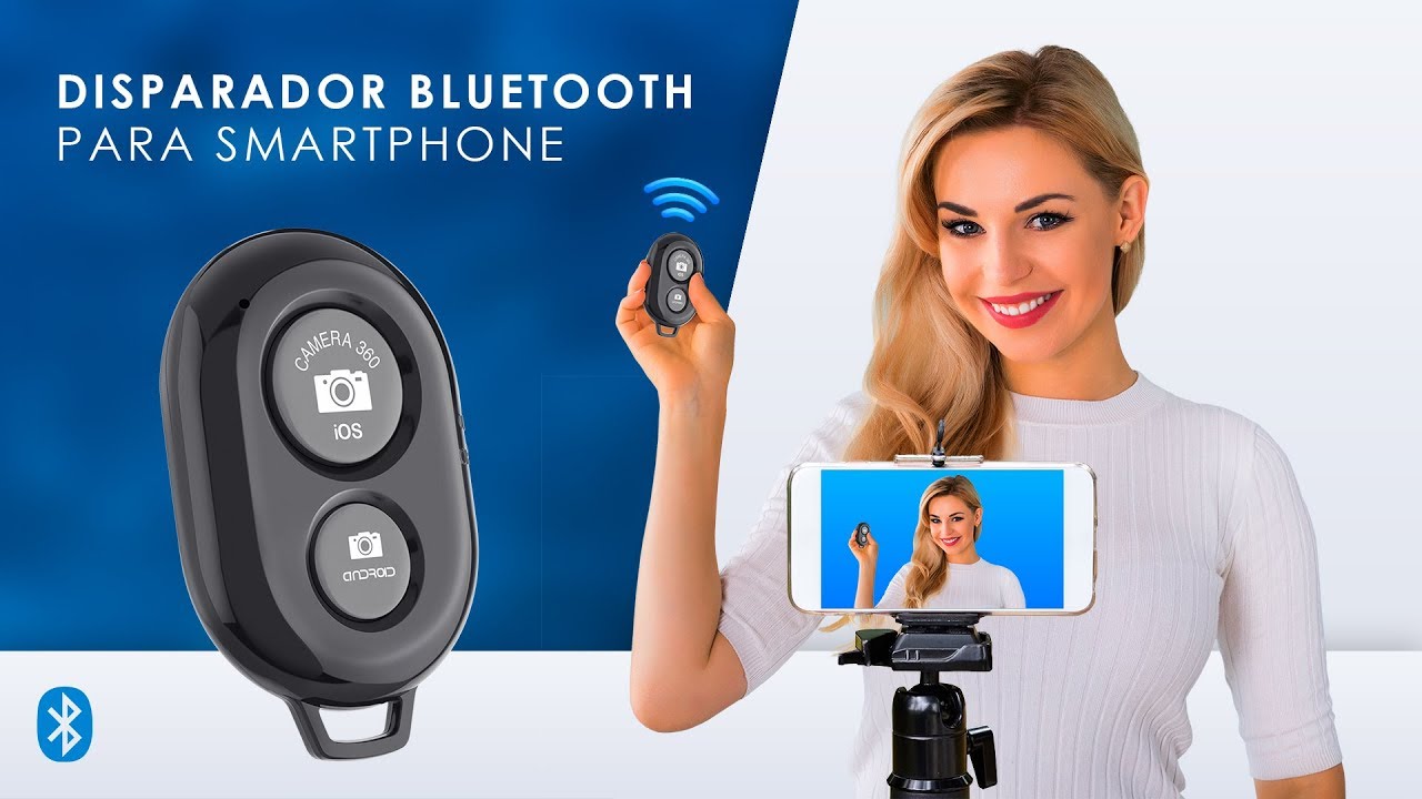 Disparador C Remoto Bluetooth Botón Selfie Todas Las Marcas