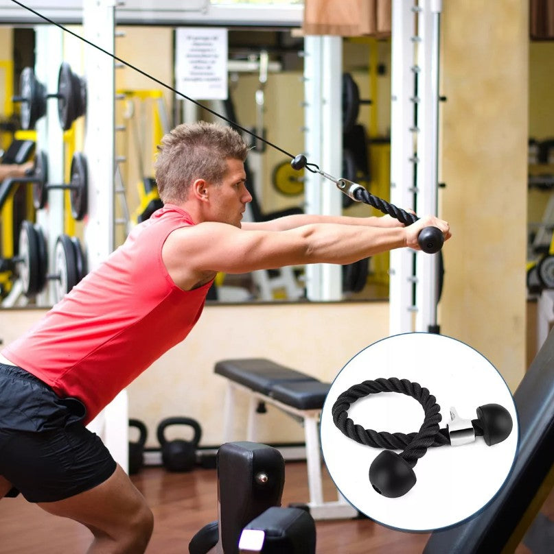 Cuerda Soga Para Triceps Biceps Polea Mancuernas Fitness Pro