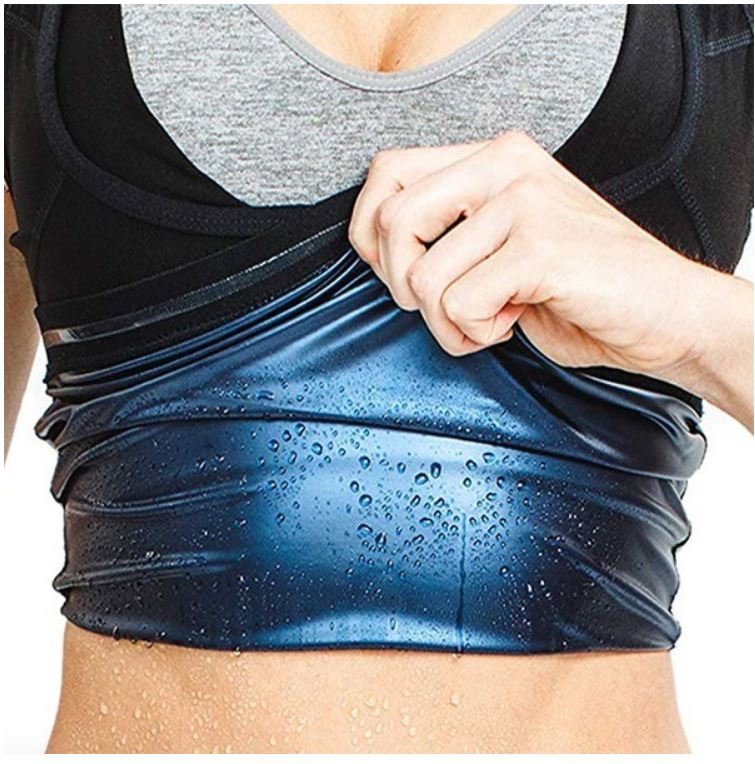 Camiseta Mujer Termo Activa Quema Grasa Corporal. Color Negro Talla M