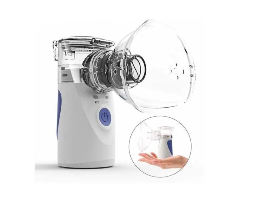 Nebulizador Portátil Mesh 2 Boquillas 2 Mascarillas