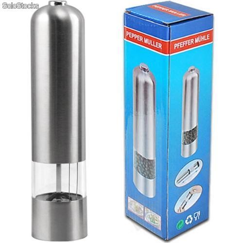 Moledor Eléctrico Pimienta Sal Café Acero Inox / Eshopviña