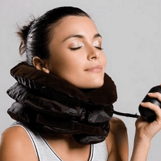 Cuello Inflable Tracción Cervical Estiramiento / Eshopviña