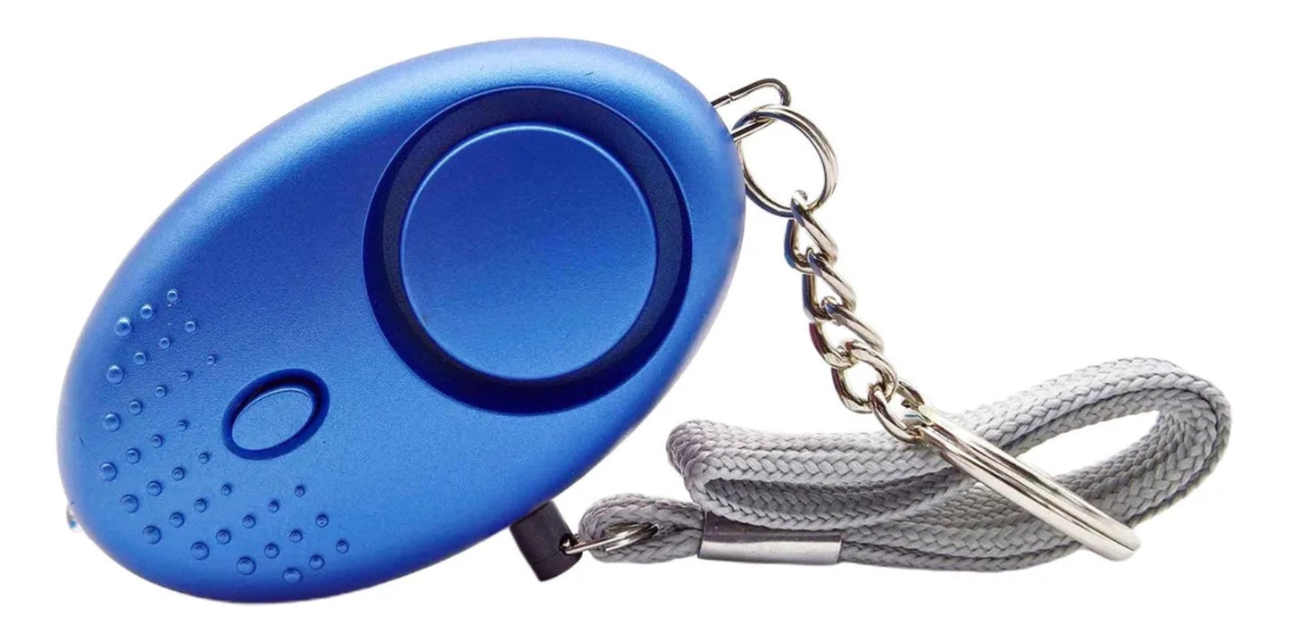 Llavero De Defensa Personal Alarma Panico Sirena Linterna
