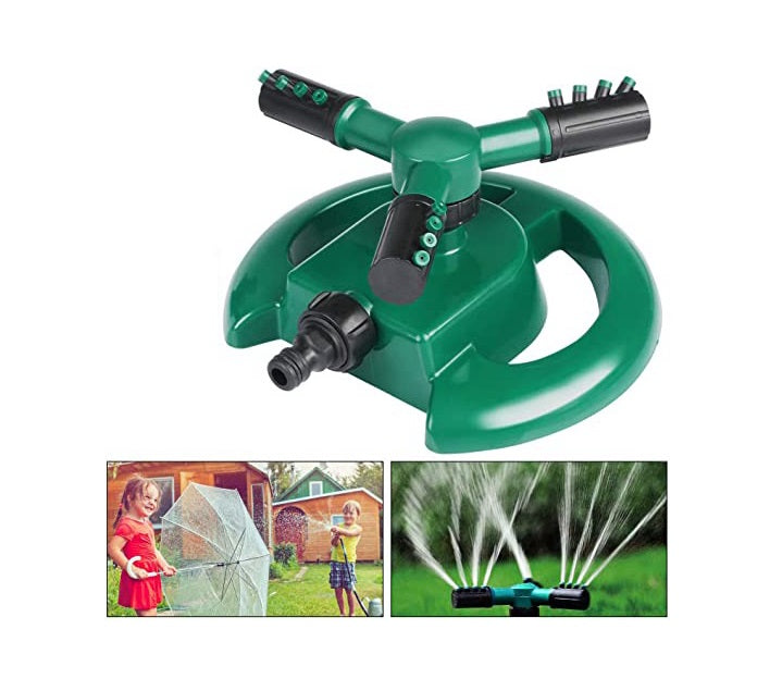 Aspersor Riego Automático Césped Jardín Regador Giratorio