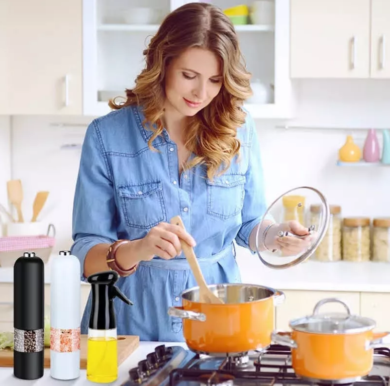 Moledor Eléctrico Pimienta Sal Café Acero Inox / Eshopviña