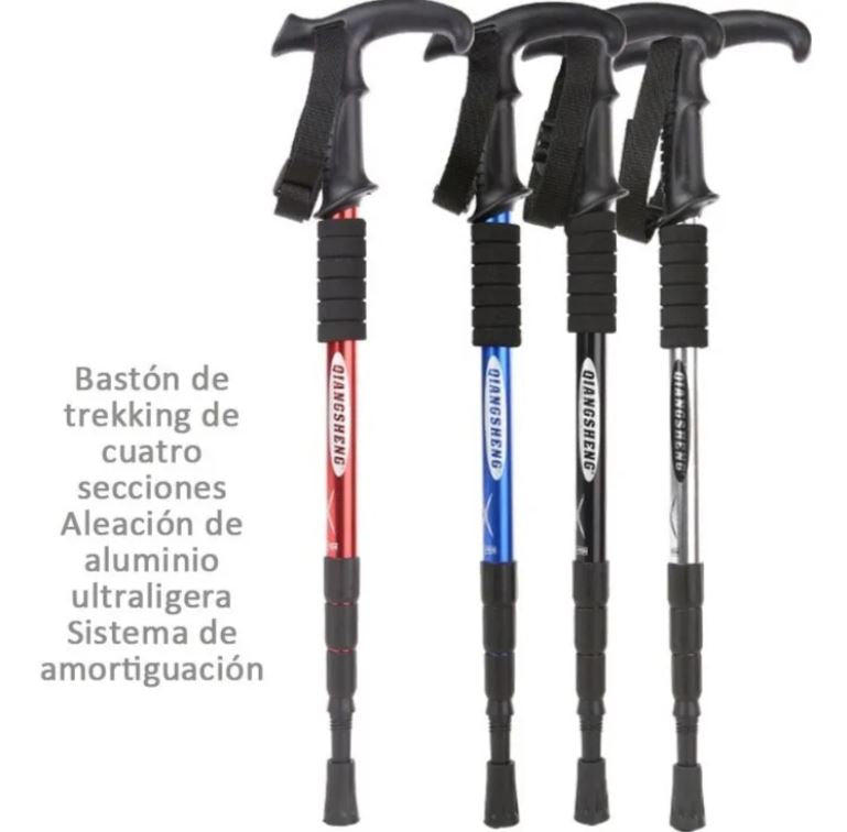 Bastón Trekking Tramo Mango Anti Shock-eshopviña