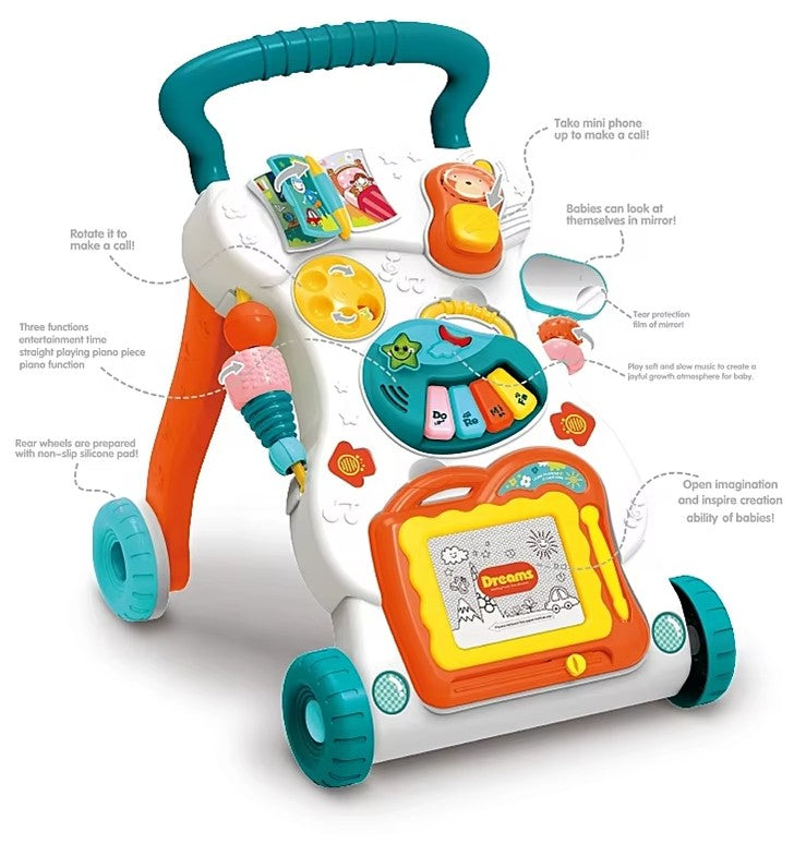Caminadora Bebe Musical Correpasillos Andador Para Niños