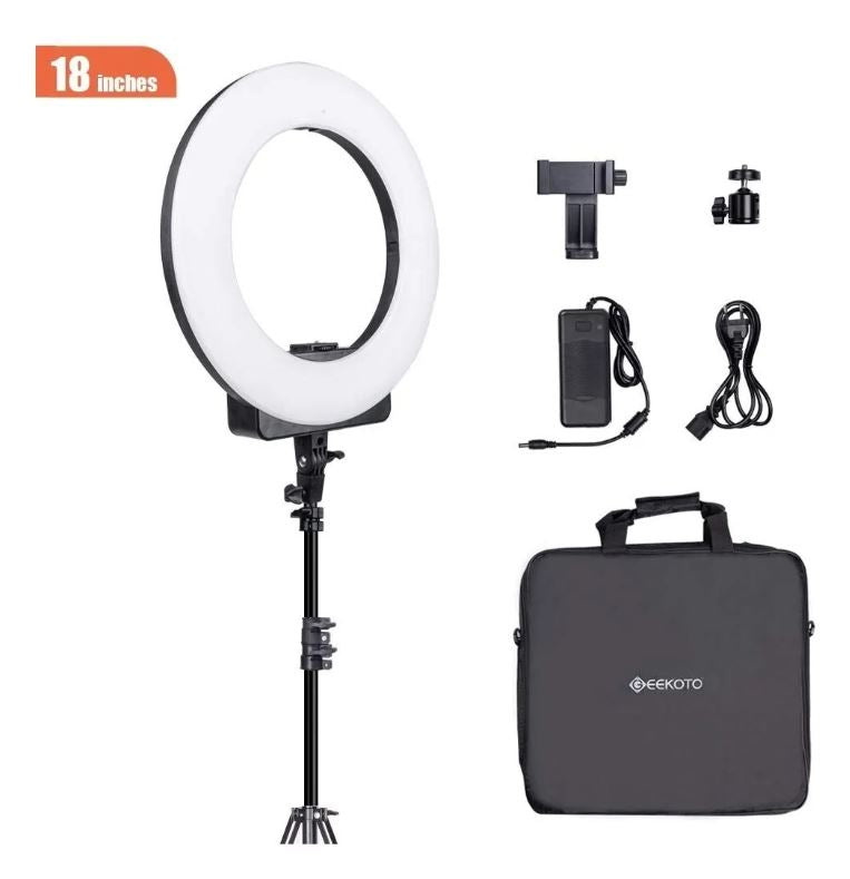 Aro De Luz Led 45cm Profesional Trípode 2.10m Control Remoto