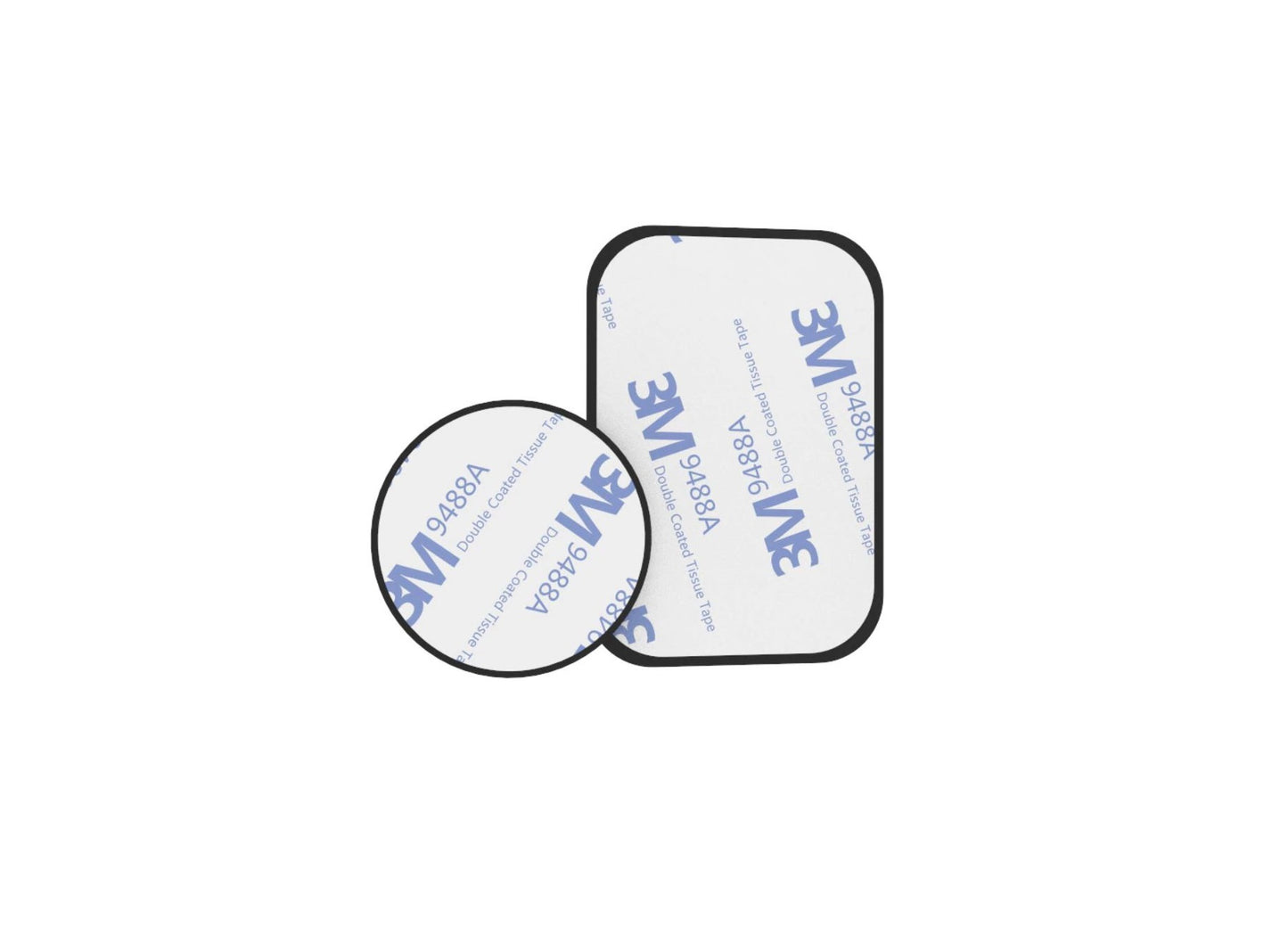 Set 2 Placas Metálica Para Soporte Imán De Celular