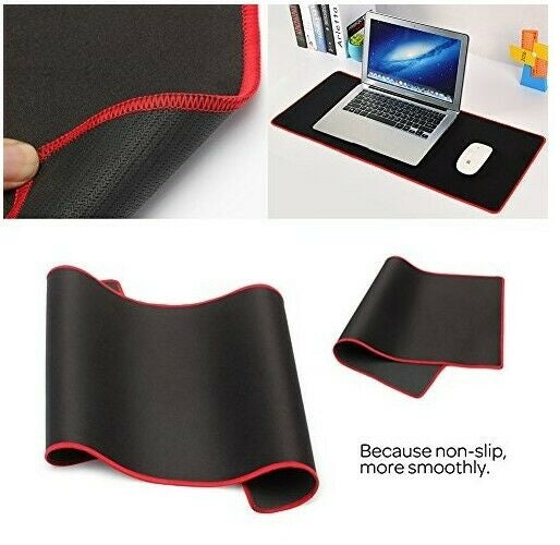 Mouse Pad Gamer Weibo K8 De Goma Xl 30cm X 70cm X 30mm Negro
