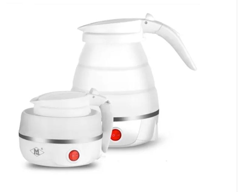Hervidor Electrico Portatil Mini Plegable Viajes 600 Ml
