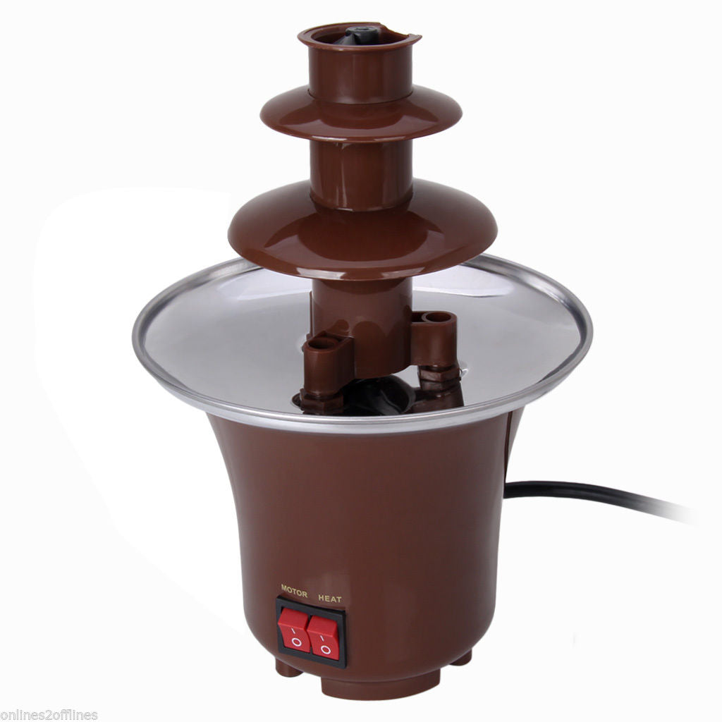 Máquina Cascada Fondue Chocolate 3 Pisos