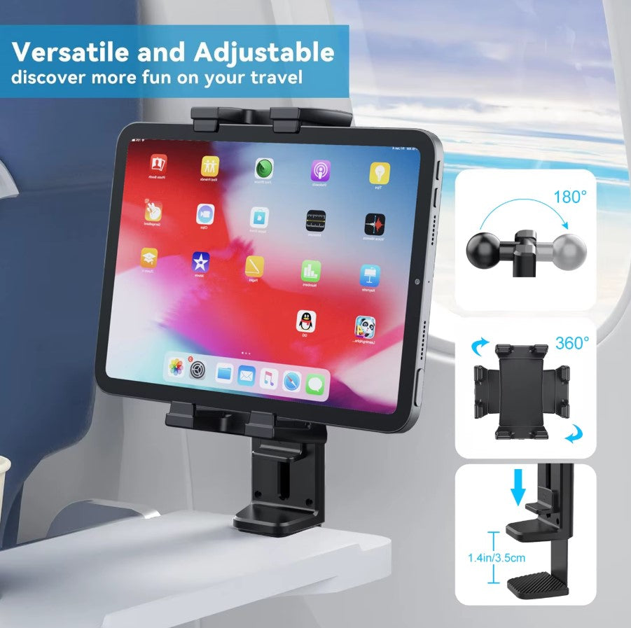Soporte De Tablet Y Celulares Para Avión iPad Multifunción