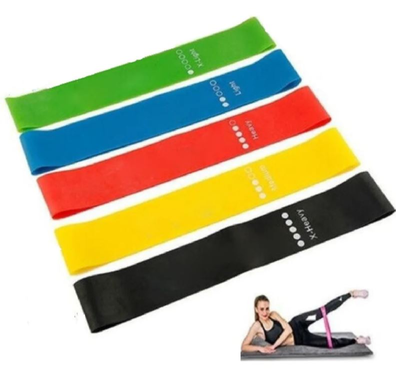 Kit Bandas De Resistencia Bandas Elásticas Ejercicio Colores