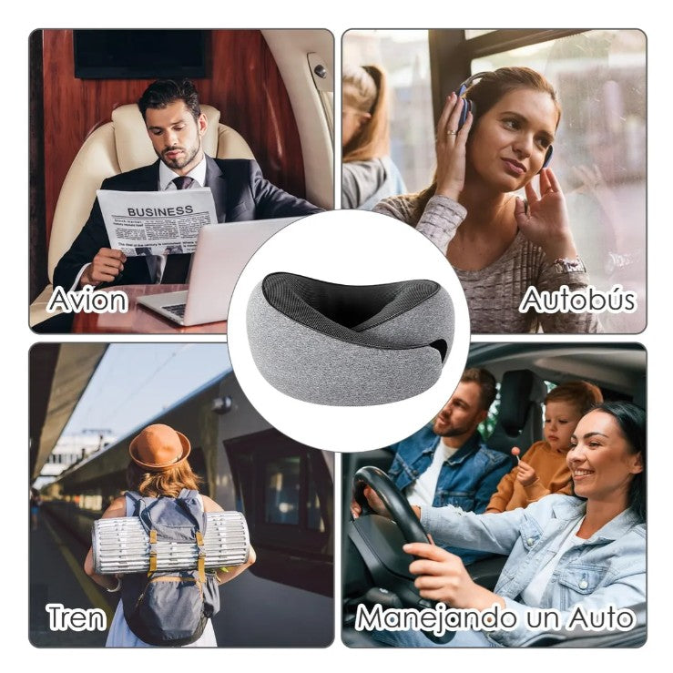 Cojín De Viaje Para Cuello Almohada Extra Comfort