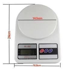 Balanza De Cocina Digital Sq Cozinha Sf-400 7kg Blanca
