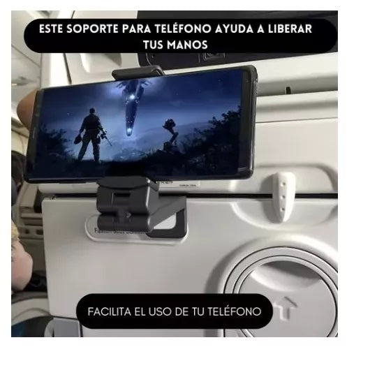 Soporte Celular Avión Viajes Maleta Rotación 360°