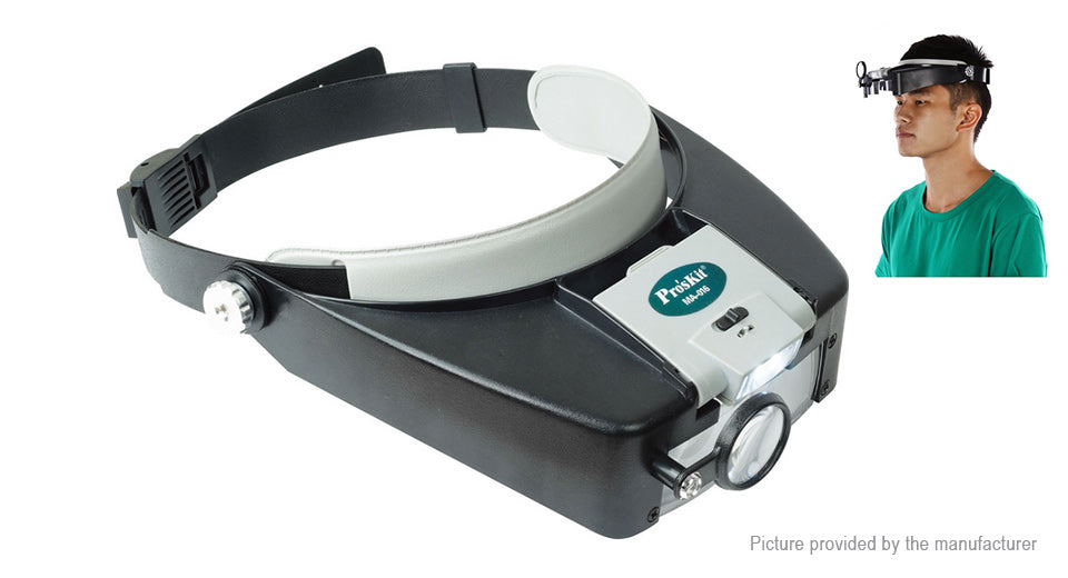 Cintillo Lupa Con Luz Led Profesional / Eshopviña