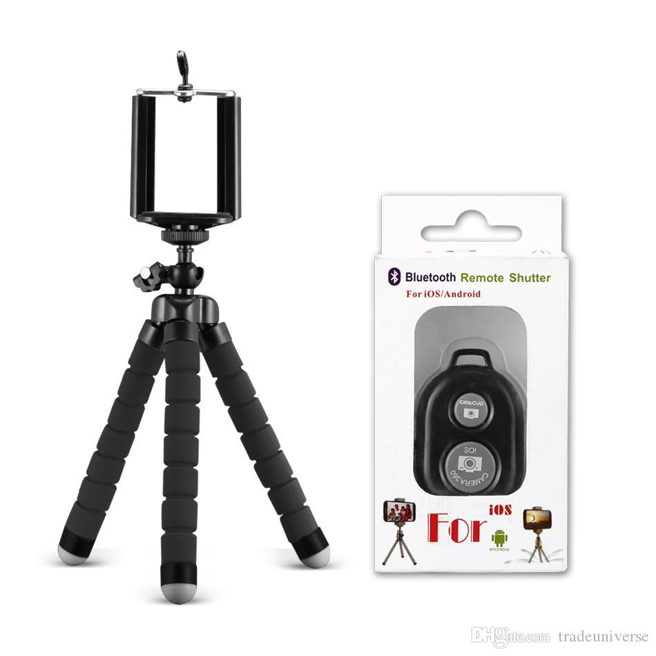 Tripode Celular Flexible Control Remoto Bluetooth